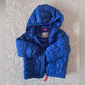 EUC 18-24 Primary Royal Blue Kids Puffer Jacket